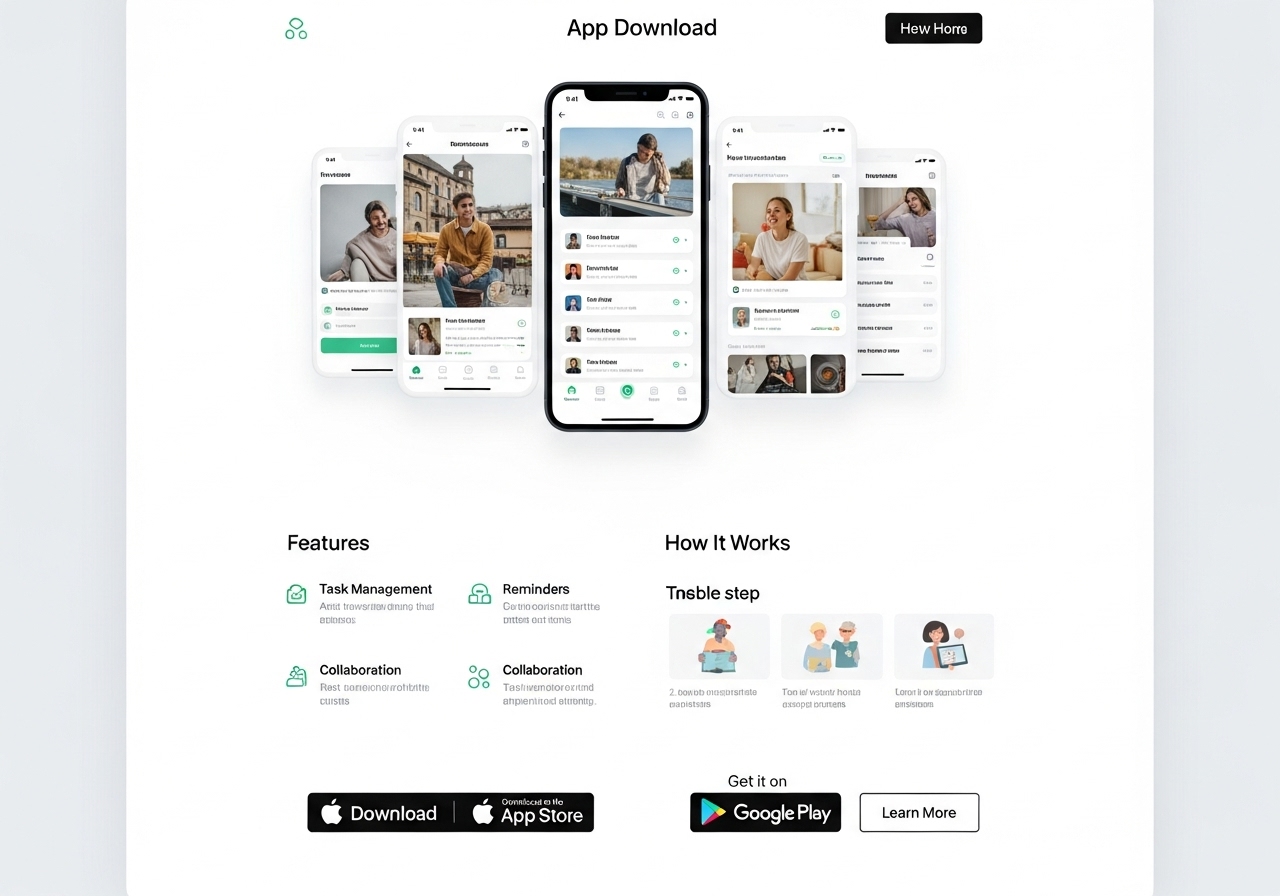 App Download Landing Pages